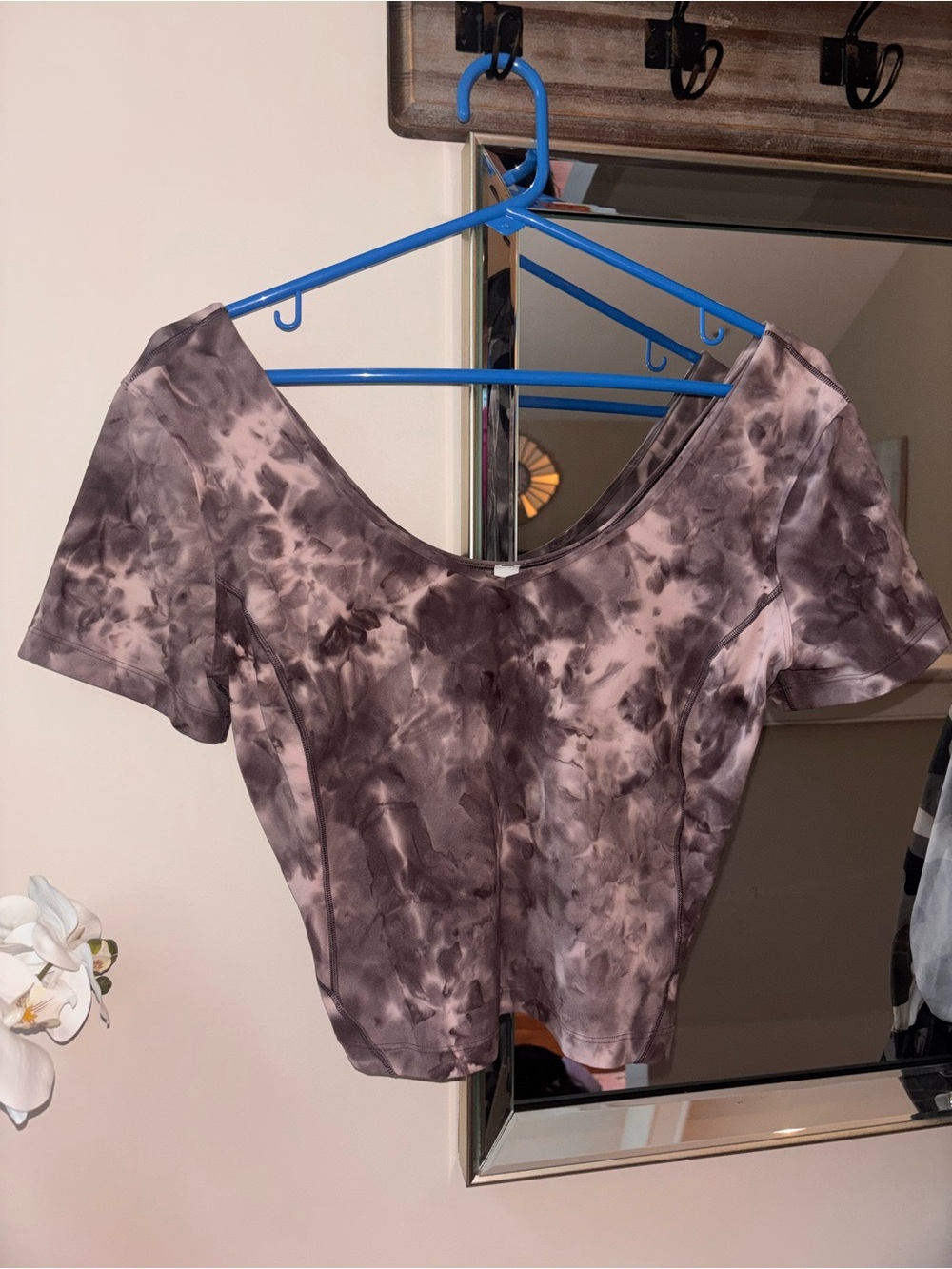Marble Align Lulu crop top